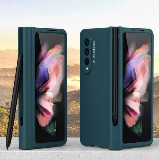 Samsung Galaxy Z Fold 4 5G (SM-F936) 360 Degree Full Covered Protection Transparent Hard Shell Case (Built-In Glass Protector) - Polar Tech Australia