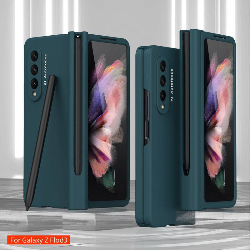 Cargue la imagen en el visor de la galería, Samsung Galaxy Z Fold 3 5G (SM-F926) 360 Degree Full Covered Protection Transparent Hard Shell Case (Built-In Glass Protector) - Polar Tech Australia
