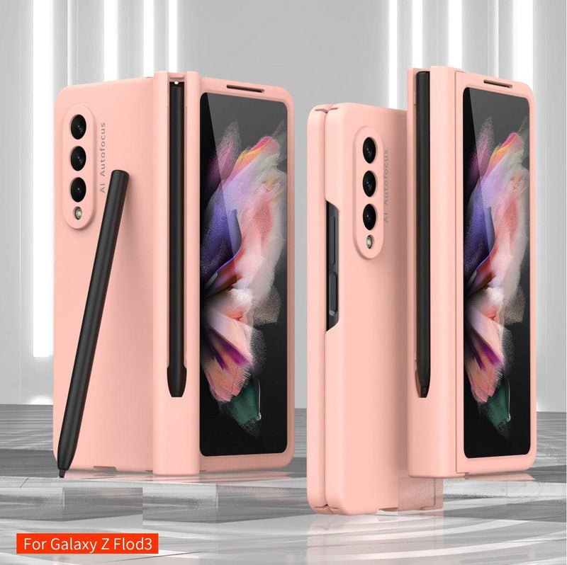 Cargue la imagen en el visor de la galería, Samsung Galaxy Z Fold 3 5G (SM-F926) 360 Degree Full Covered Protection Transparent Hard Shell Case (Built-In Glass Protector) - Polar Tech Australia
