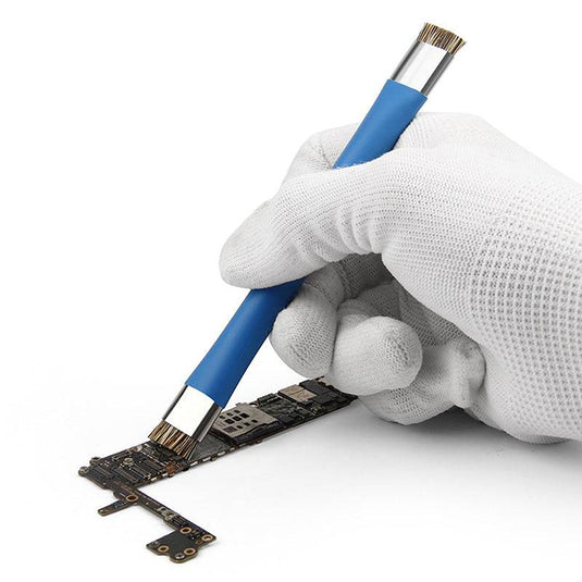 [SS-022B] SUNSHINE Dual Head Hard & Soft Anti-Static Motherboard PCB Cleaning Brush - Polar Tech Australia