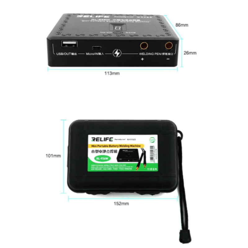 Load image into Gallery viewer, SUNSHINE Relife Battery 18630 Battery DIY Spot Welding Machine iPhone Battery Chip IC Soldering (RL-936W) - Polar Tech Australia
