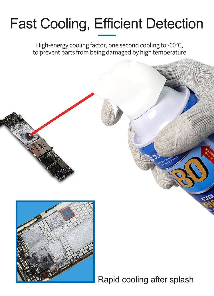Cargue la imagen en el visor de la galería, [SS-580] Sunshine SS-580 Aerosol Coolant System Freeze Spray Logic Board Inspection Tool 400ML - Polar Tech Australia

