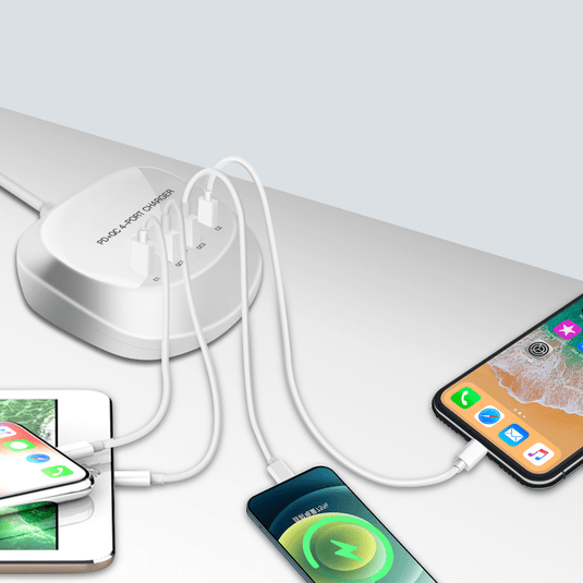 [T3P] Universal Phone Tablet 40W PD+QC 4 Port USB Type-C Wall Charger Charging Power Adapter (AU Plug) - Polar Tech Australia